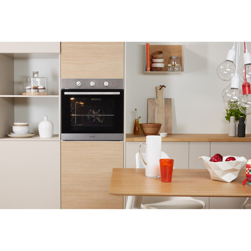 Indesit Aria IFW 6230 IX UK Electric Single Built-in Oven in Stainless Steel