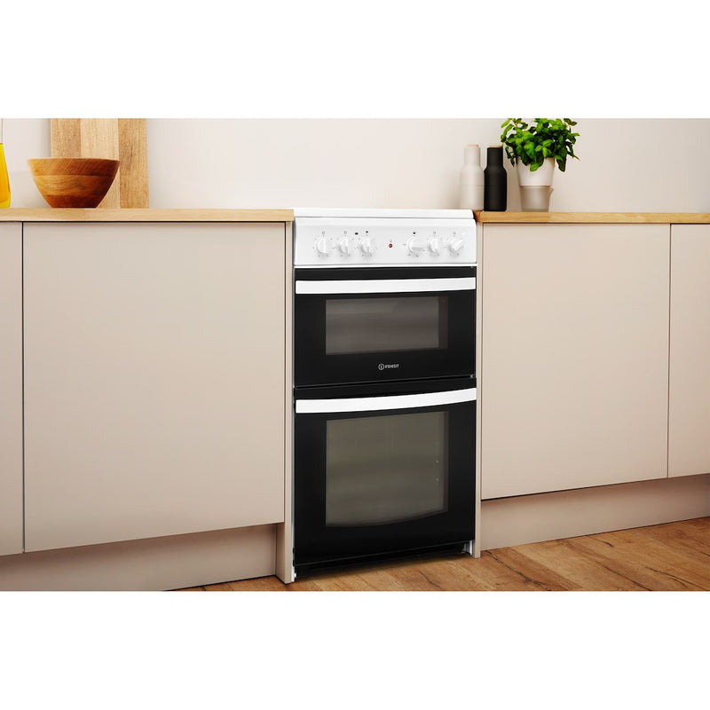 Indesit ID5V92KMW/UK Cooker - White