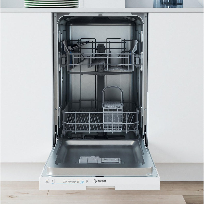 Indesit IN2IE10CS80UK Built-In 45cm Slimline Dishwasher