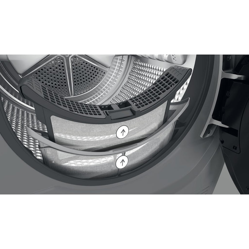 Hotpoint H8 D94SB UK 9kg Heat Pump Tumble Dryer - Silver