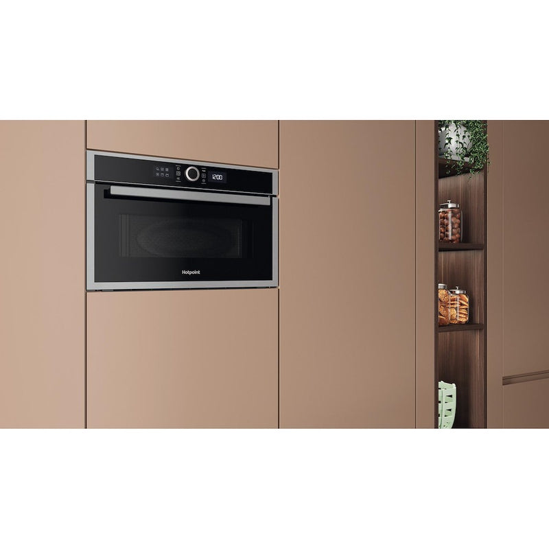 Hotpoint HMD44MXUK Built-In Microwave Oven and Grill - Stainless Steel