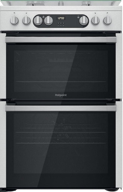 Hotpoint HDM67G9C2CX/U Electric Dual Fuel Cooker Double Cooker - Inox