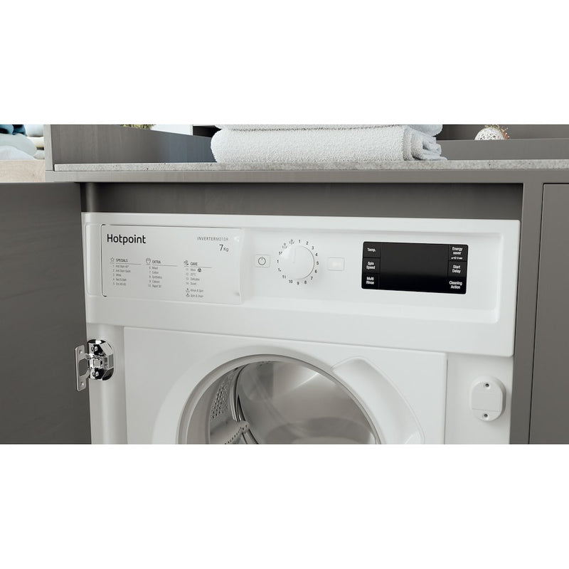 Hotpoint BI WMHG 71484 UK N Integrated Washing Machine - White - 7kg - 1400rpm