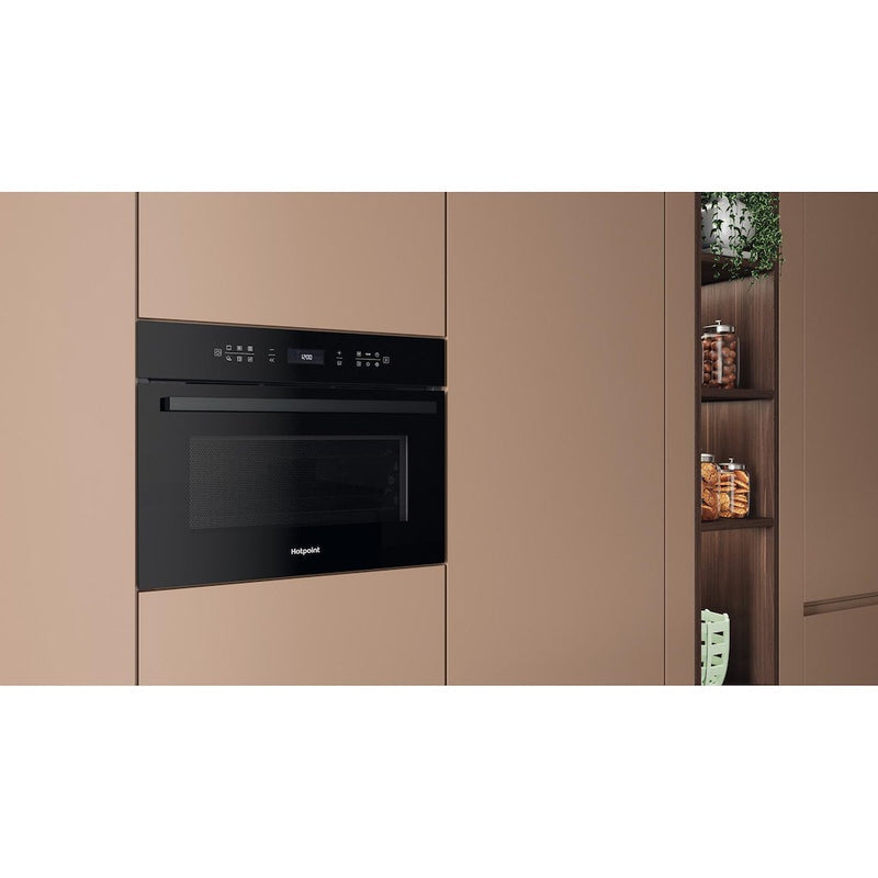 Hotpoint HCW7O7HTSBUK Built-In Microwave Oven - Black