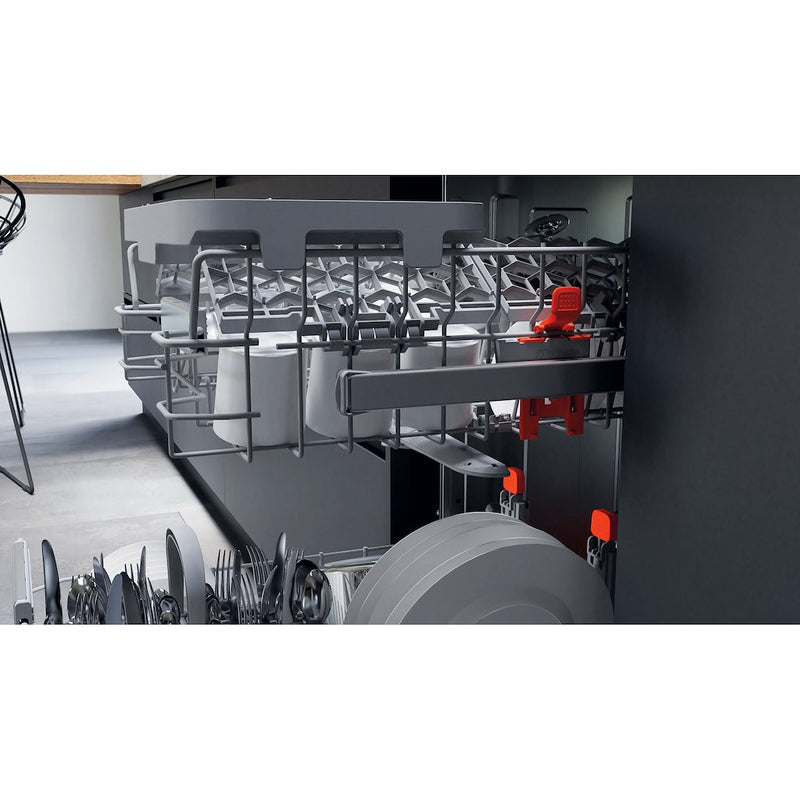 Hotpoint Integrated Slim Dishwasher HSIO 3T223 WCE UK N - Silver