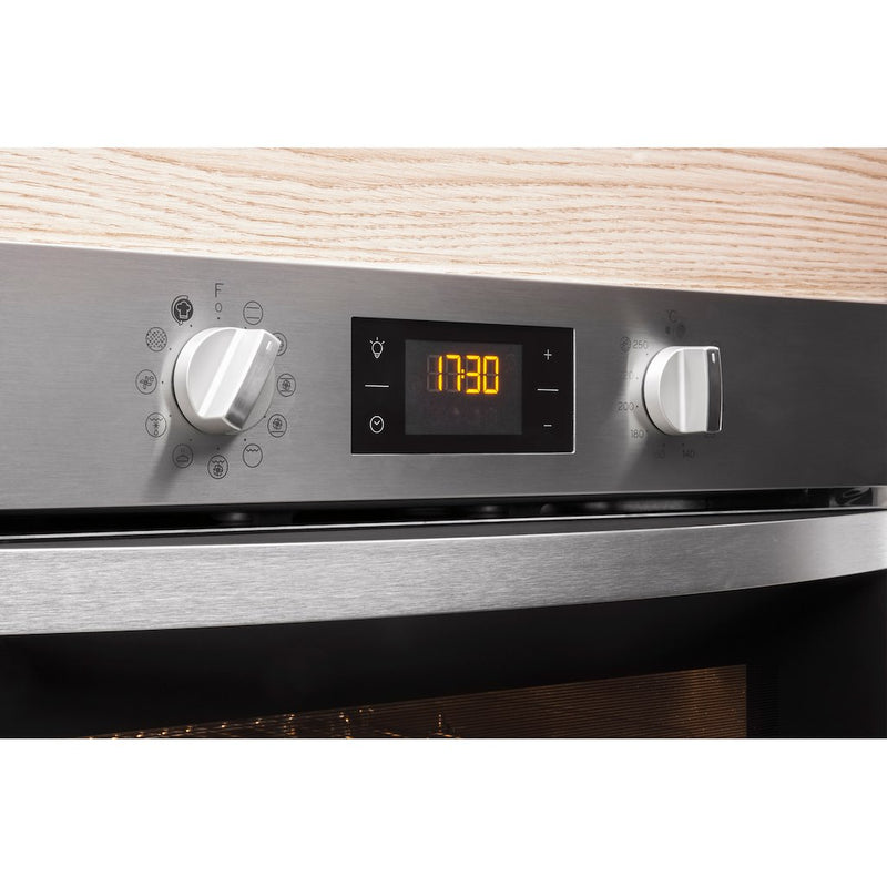 Indesit Aria IFW 3841 P IX UK Electric Single Built-in Oven in Stainless Steel