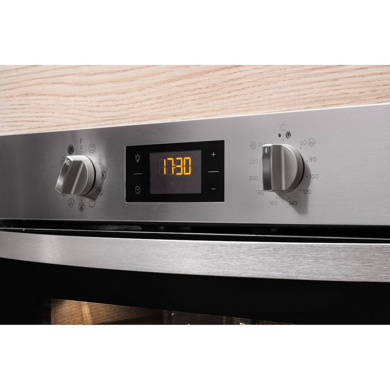 Indesit Aria IFW 3841 P IX UK Electric Single Built-in Oven in Stainless Steel