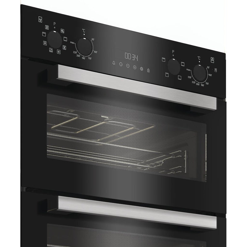 Hotpoint DIH82GB Built-In Double Oven - Black