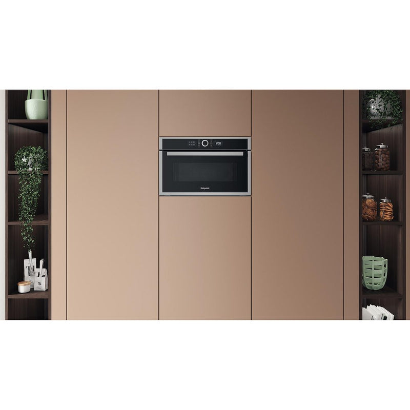Hotpoint HMD44MXUK Built-In Microwave Oven and Grill - Stainless Steel