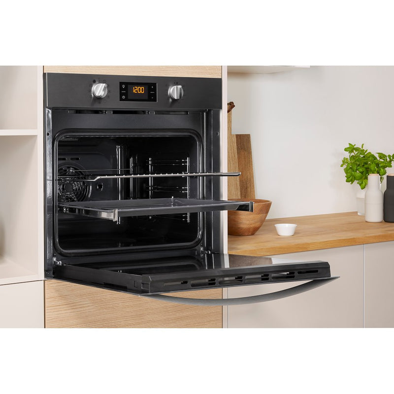 Indesit Aria IFW 3841 P IX UK Electric Single Built-in Oven in Stainless Steel