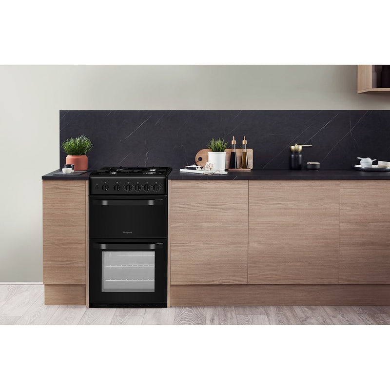 Hotpoint HD5G00KCB/UK Cooker - Black