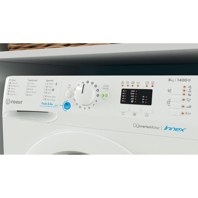Indesit BWA 81485X W UK N Washing Machine - 8kg White