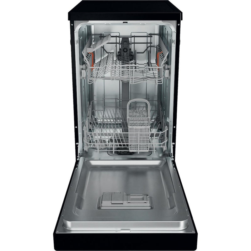 Hotpoint HP2FE10CS90BUK Freestanding 45cm Slimline Dishwasher with 10 Place Settings - Black