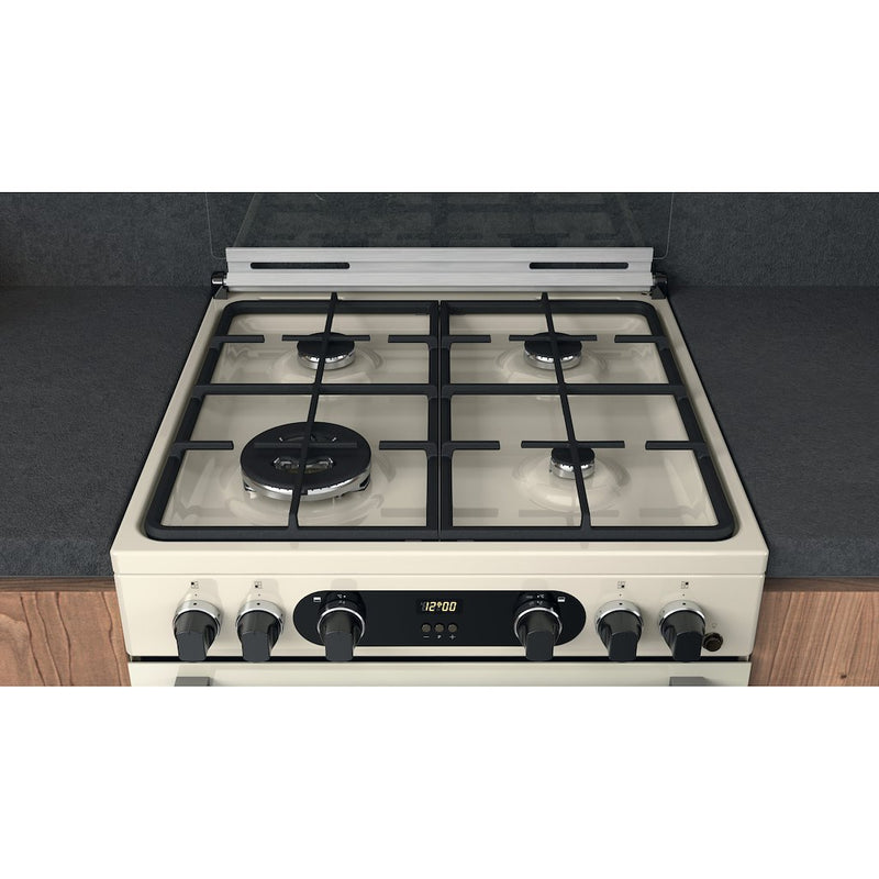 Hotpoint CD67G0C2CJ/UK Gas Cooker 60cm Double Oven - Jasmine