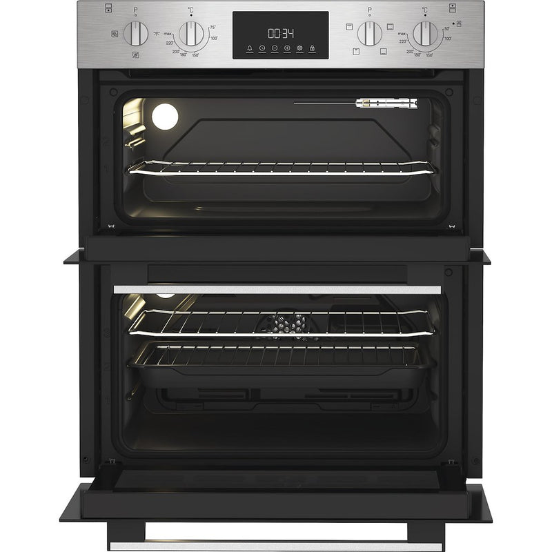 Indesit DUI10DIX Built-In Double Oven - Inox
