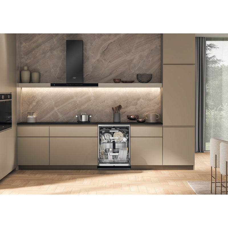 Whirlpool Dishwasher: in Stainless Steel - W7F HS51 X UK