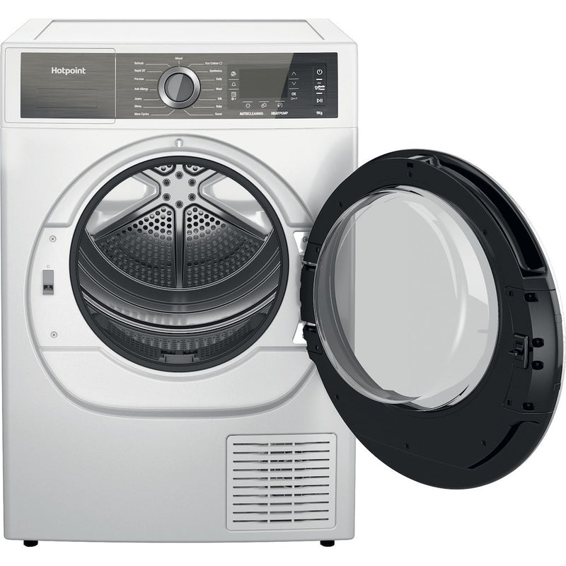 Hotpoint H8 D93WB UK Heat Pump 9kg Tumble Dryer - Freestanding White