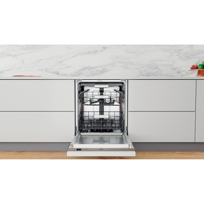 Whirlpool SupremeClean WIO 3O33 PLE S UK Built-In Dishwasher 14 Place Settings