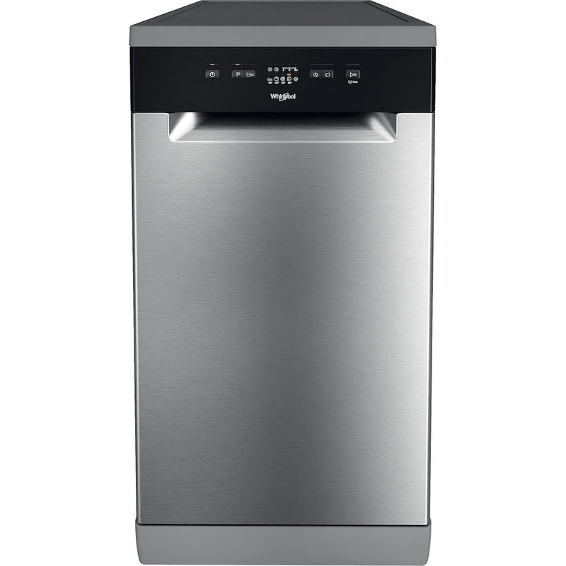 Whirlpool WF9E 2B19 X UK Slimline Freestanding 9 Place Settings Dishwasher - Stainless Steel