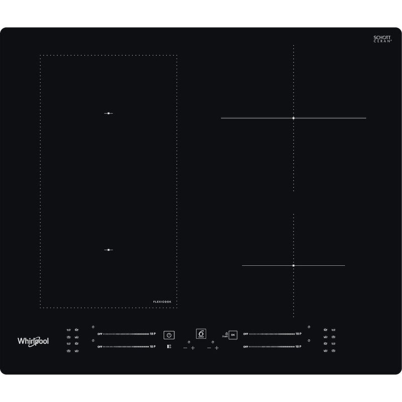 Whirlpool WL S7960 NE Induction Hob 4 Zones 60cm - Black