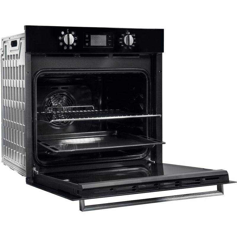 Indesit Aria IFW 6340 BL UK Electric Single Built-in Oven in Black