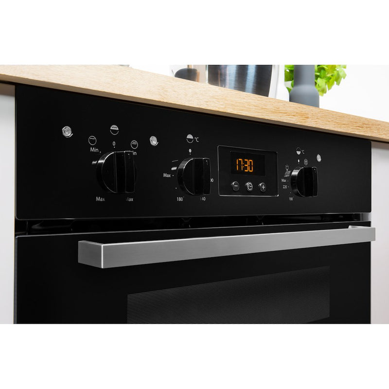Indesit Aria IDU 6340 BL Electric Built-under Oven in Black
