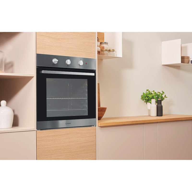 Indesit Aria IFW 6230 IX UK Electric Single Built-in Oven in Stainless Steel