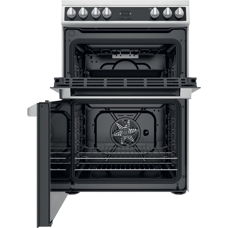 Hotpoint HDT67V9H2CW/UK Electric Double Cooker - White
