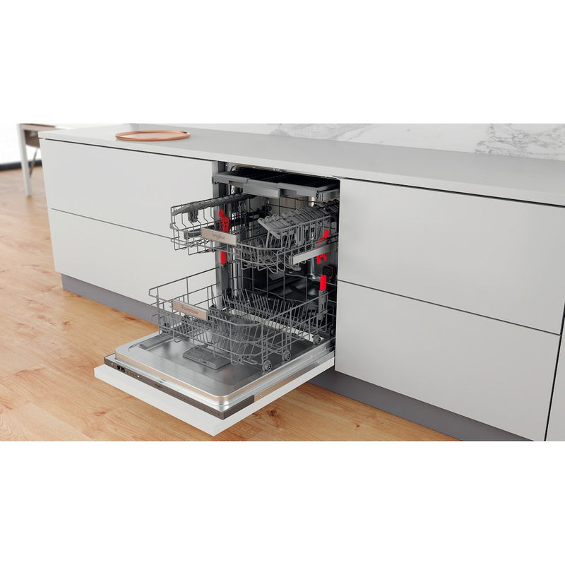 Whirlpool SupremeClean WIO 3O33 PLE S UK Built-In Dishwasher 14 Place Settings