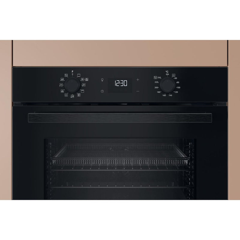 Hotpoint HO458HFBUK Built-In Single Oven - Black