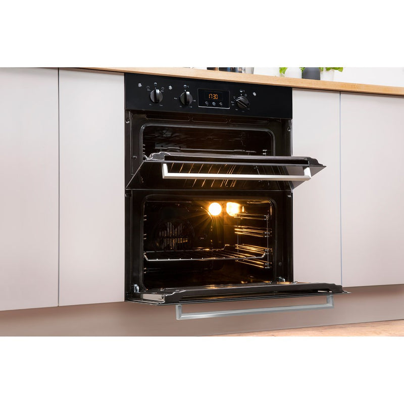 Indesit Aria IDU 6340 BL Electric Built-under Oven in Black