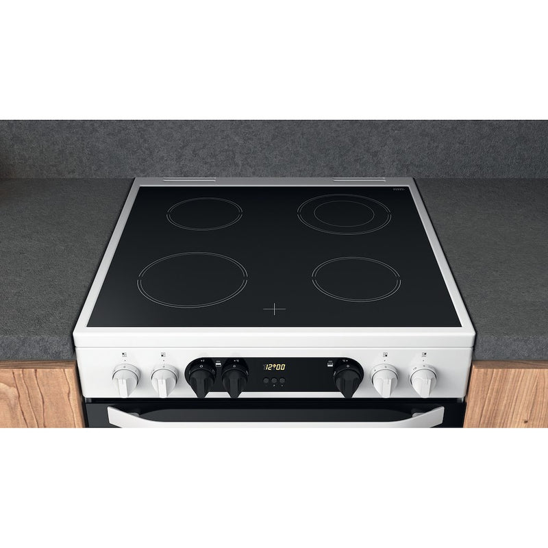 Hotpoint HDM67V9CMW/U Double Cooker - White