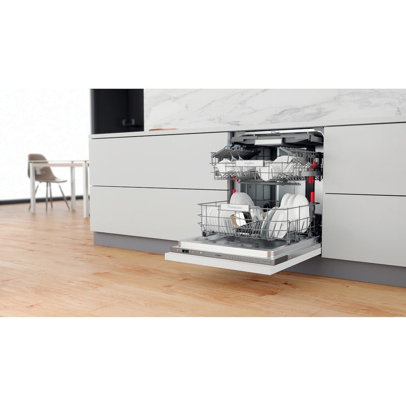 Whirlpool SupremeClean WIO 3O33 PLE S UK Built-In Dishwasher 14 Place Settings