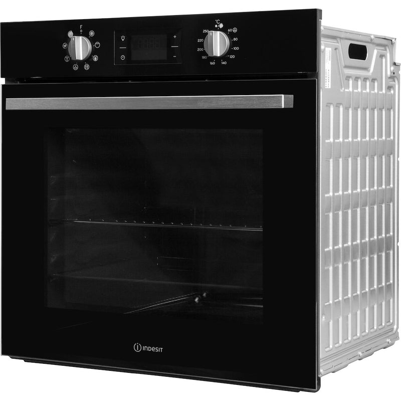 Indesit Aria IFW 6340 BL UK Electric Single Built-in Oven in Black
