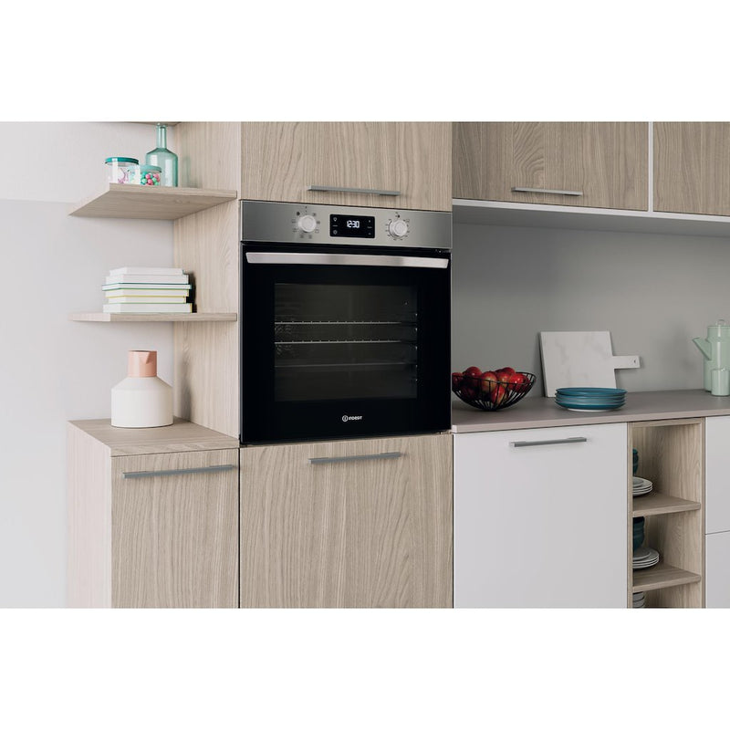 Indesit IO 253 X UK Built-In Single Oven - Inox