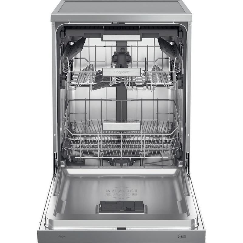Hotpoint H7FHS41X Full Size Dishwasher, inox