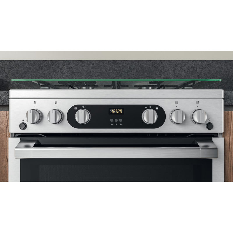 Hotpoint HDM67G0C2CX/U Double Cooker - Inox