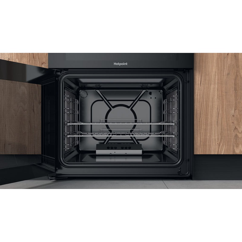 Hotpoint HDM67G0C2CB/UK Double Gas Cooker - Black