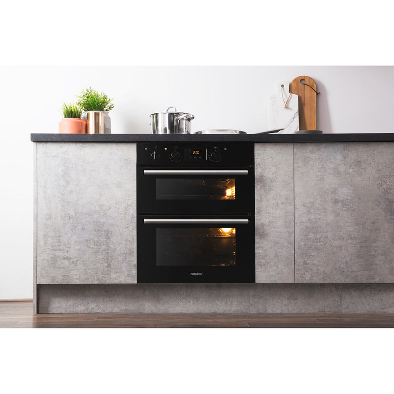 Hotpoint Class 2 DU2540 BL Built-in Double Oven - Black