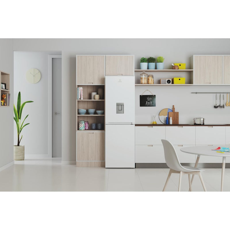Indesit Total No Frost IBTNF 60182 W AQUA UK Fridge Freezer - White