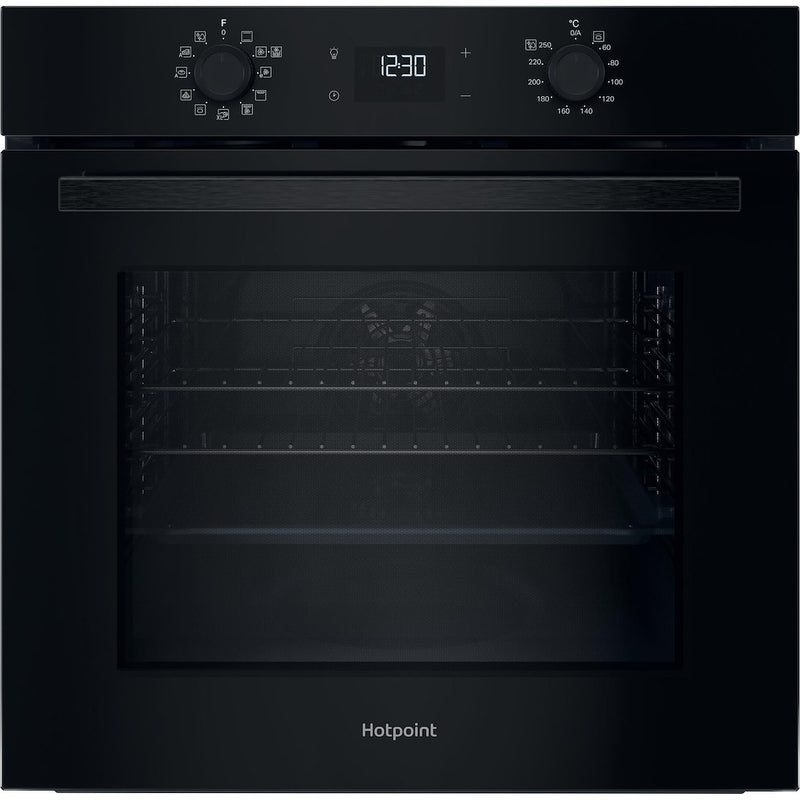 Hotpoint HO458HBUK Built-In Single Oven - Black