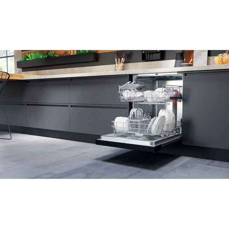 Hotpoint H3B L626 B UK Semi Integrated 14 Place Settings Dishwasher - Black