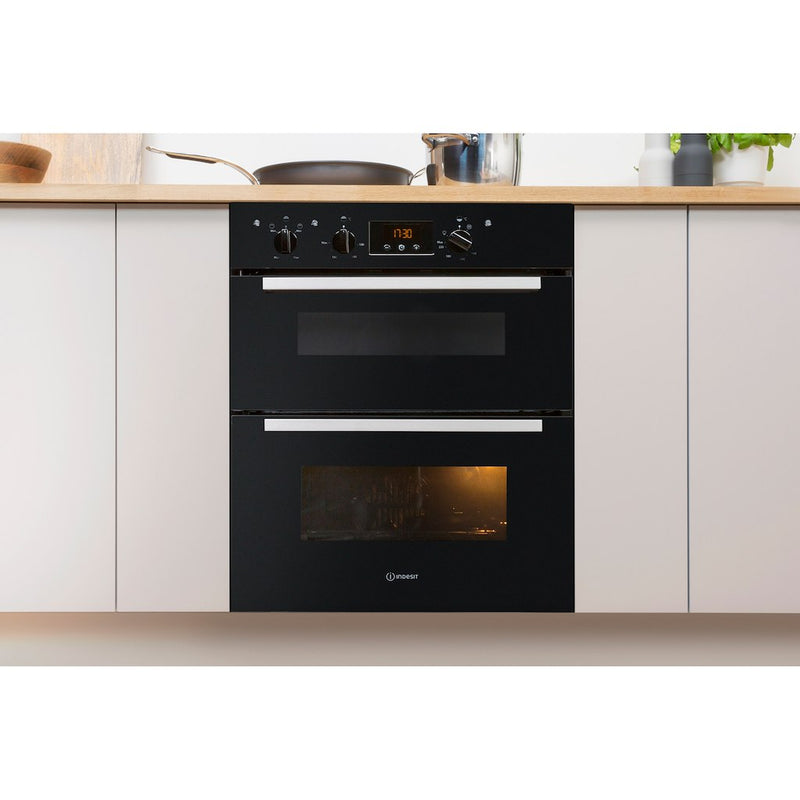 Indesit Aria IDU 6340 BL Electric Built-under Oven in Black