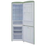 CDA Florence Meadow Retro 60cm Freestanding Frost Free 60/40 Fridge Freezer