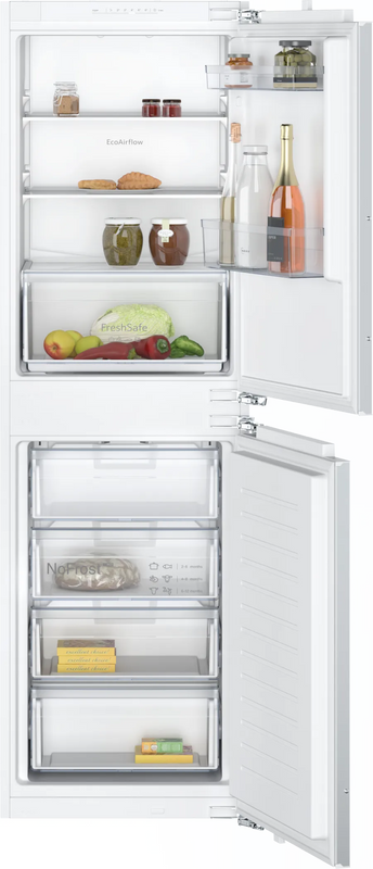 Neff N 30 KI7851FE0G, Built-in fridge-freezer with freezer at bottom