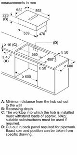 Bosch Series 4 PVS611B16E, Induction hob with integrated ventilation system