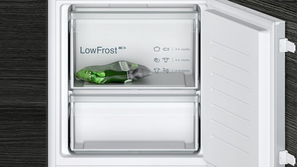 Siemens iQ 100 KI87VNSE0G, built-in fridge-freezer with freezer at bottom