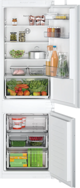 Bosch Series 2 KIN86NSE0G, Built-in fridge-freezer with freezer at bottom