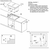Neff N 70 V58PHQ4C0, Induction hob with integrated ventilation system