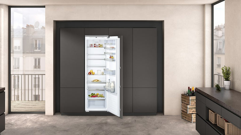 Neff N 70 KI1813FE0G, Integrated Built In Tall Larder fridge Fixed Hinge